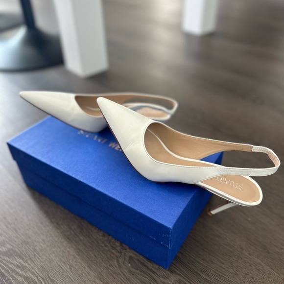 Stuart Weitzman Stuart 75 Slingback Pumps - Picture 6 of 8